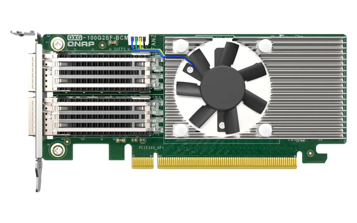 کارت شبکه کیونپ QXG-100G2SF-BCM