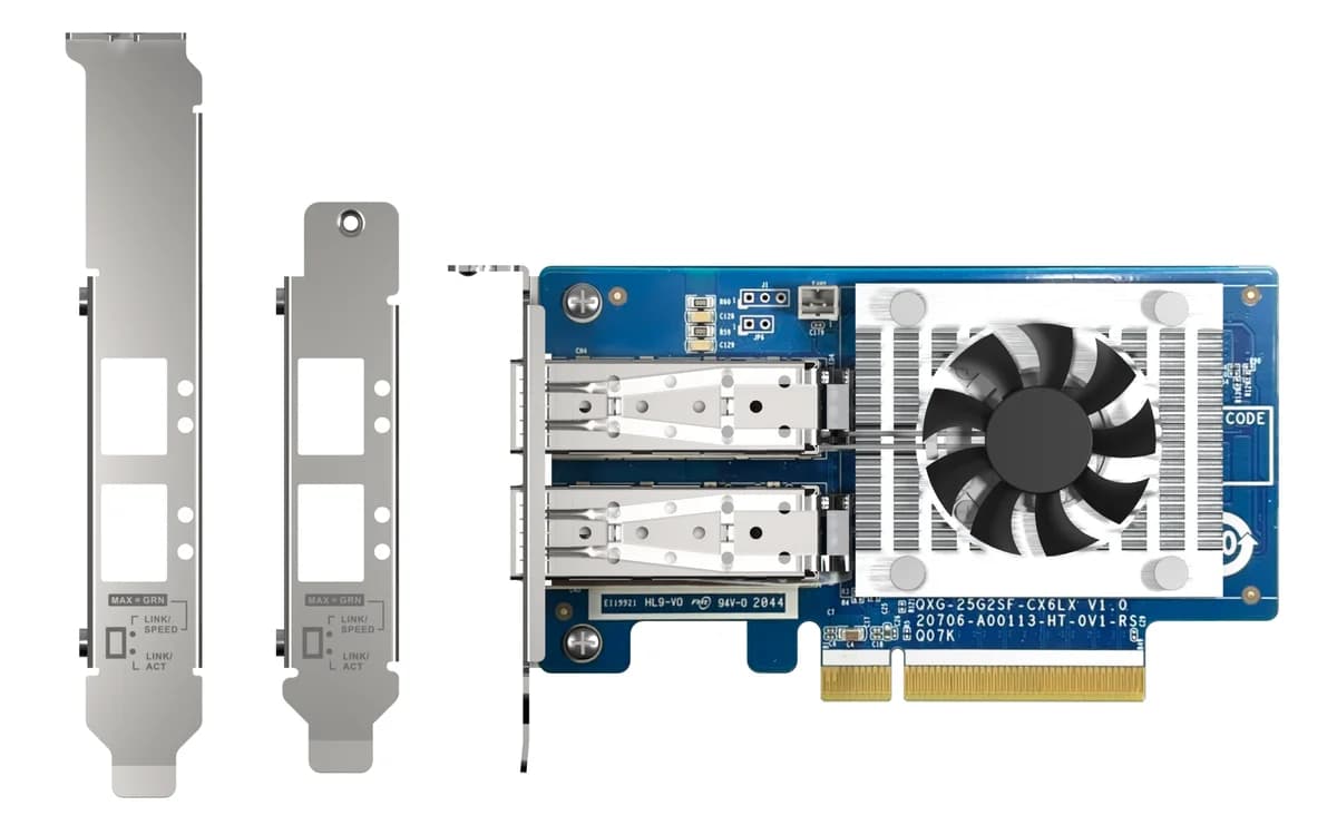 کارت شبکه کیونپ QXG-25G2SF-CX6