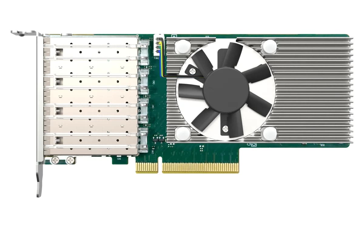کارت شبکه کیونپ QXG-25G4SF-BCM