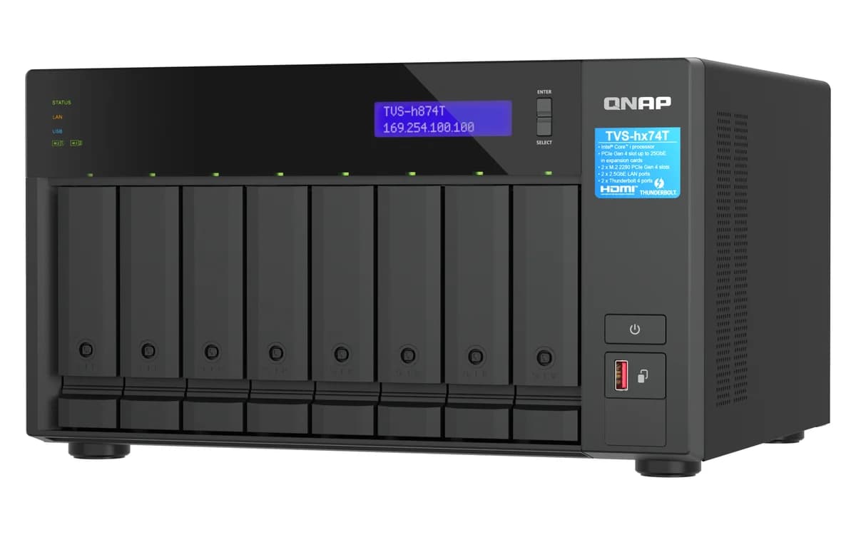 ذخیره‌ساز تحت شبکه کیونپ TVS-h874T-i7-32G
