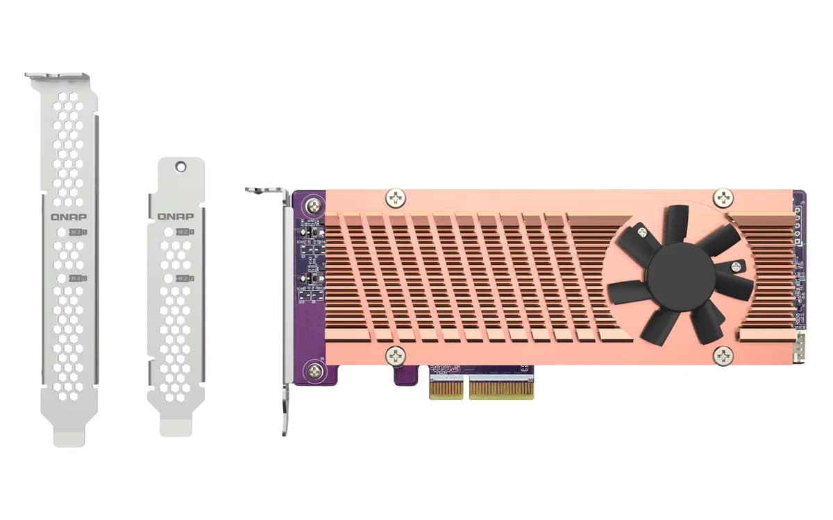 کارت توسعه M.2 کیونپ QM2-2P-344A