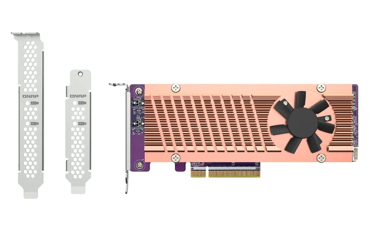 کارت توسعه M.2 کیونپ QM2-2P-384A