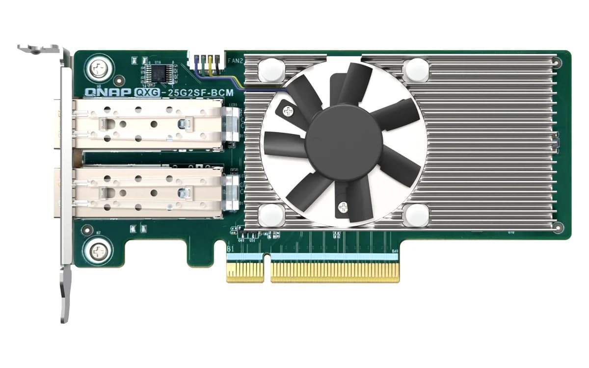 کارت شبکه کیونپ QXG-25G2SF-BCM