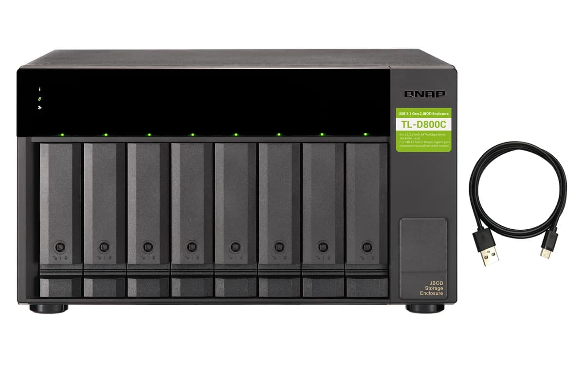 یونیت توسعه ذخیرهساز کیونپ TL-D800C